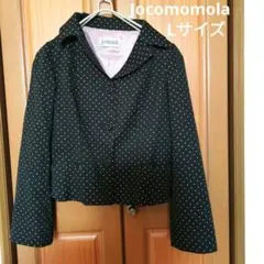 Jocomomola　ホコモモラ　ジャケット　Lサイズ　黒色　ドット柄のサムネイル