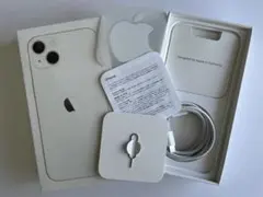 iPhone13空箱　充電ケーブル