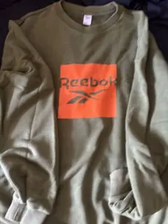 Reebok ロゴプリント スウェット カーキのサムネイル