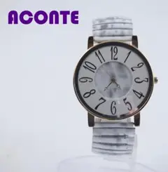 マーブル シンプルマーブルレディースウオッチ ACONTE 3002J L446
