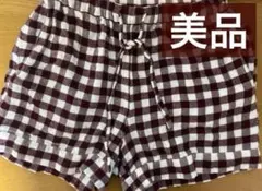 ジェラピケ ジェラートピケ ルームウェア チェック パンツ ショーパン