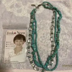 Jinka Nezu ターコイズ 多層ネックレス