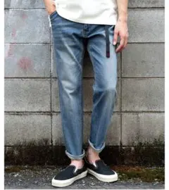 即決 [M]グラミチ×Mt Design 3776別注 18SS ナローデニム スリム ストレッチパンツ URBAN RESEARCH GRAMiCCi■4823 即決 [M]グラミチ×Mt Design 3776別注 18SS ナローデニム スリム