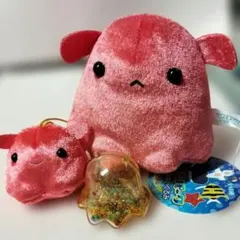 めんだこ　シャカシャカマスコット　マスコット　キラキラぬいぐるみ　３個セット