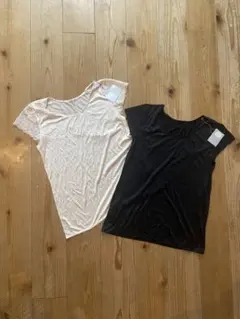 ♡ Christian Dior 下着　半袖　M ピンク　黒　2枚最終値下げ！のサムネイル