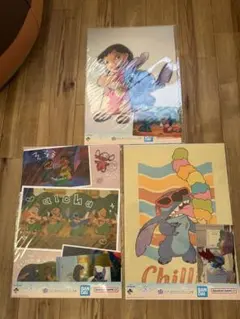 スティッチ・リロ A4ポスター3枚セット