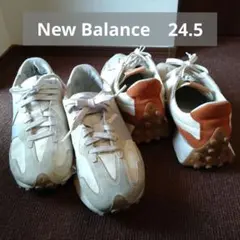 New Balance 327 スニーカー 2足セット 24.5cm　ホワイト系のサムネイル