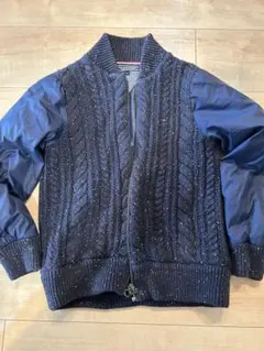 TOMMY HILFIGER ケーブルニットジャケット 128 コート　ブルゾン