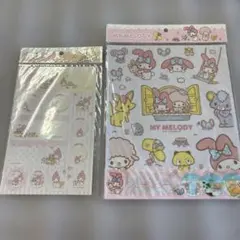 未使用 サンリオ マイメロディ ウォールシール ラベルシール シール