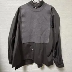 ENFOLD グレー シャツ 38 ベスト付き - メルカリ