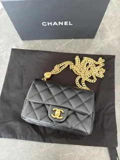 CHANEL マトラッセ　キャビアスキン
