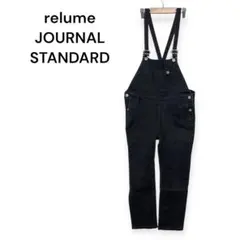 JOURNAL STANDARD relume デニム オーバーオール ブラック