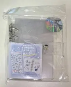 【新品未開封】クーリア 透明シールバインダー　ボンボンドロップシール シール帳