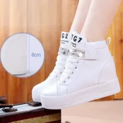 ✨人気✨　美脚　厚底スニーカー インヒール