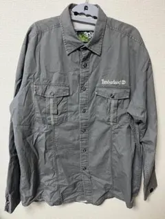 Timberland グレー 長袖シャツ L