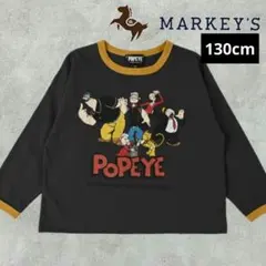 MARKEY'S マーキーズ POPEYE ポパイ リンガー ロンT 130cm