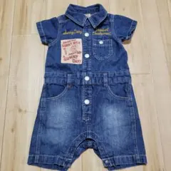 JUNK STORE デニム ロンパース カバーオール つなぎ　70のサムネイル