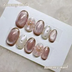 現品 オーダー OK ✩ ぷっくり お花 フラワーネイル ✩ マグネット