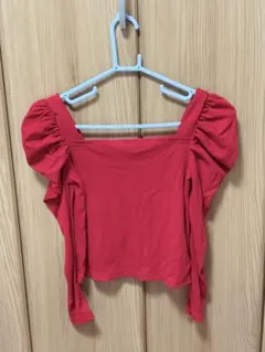 SHEIN 赤 長袖カットソー 10Y 未使用