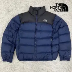 美品　THE NORTH FACEノースフェイス　ダウンジャケット　ネイビー80 80年代製 ザ ノースフェイス ダウンジャケット ネイビーブルー