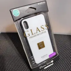 iPhone XS Max 背面ガラスシェルケース ホワイト 販売終了品 新品