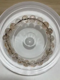 天然石 ルチルクォーツ ブレスレット 9mm