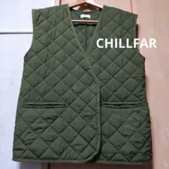 CHILLFAR チルファー キルティング 軽量 ベスト ゆったり カーキのサムネイル