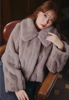 値下げ可Her lip to Winter Love Faux Fur Coat - メルカリ