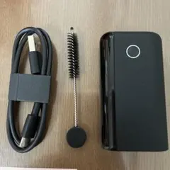 え*り様 電子タバコ本体 glO 黒 USBケーブル・ブラシ付き
