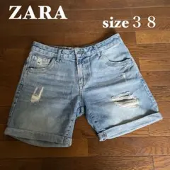ザラ　ハーフパンツ　サイズ３８