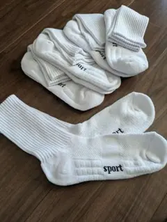 新品★週末値下げ★ スポーツソックス５足セット★ 21-25cm