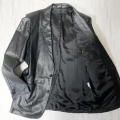 ECHT LEDER 【F】希少　90s レザーコート イタリア製　ヴィンテージ ECHT LEDER】希少 年代物 レザージャケット アメカジ 90s 革の