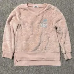 ピンク星柄トレーナー