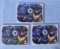 鬼滅の刃 ダイニング お楽しみくじ キャンバスパネル 憎珀天 3個セット