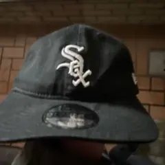 New Era ブラック ベースボールキャップ 7 1/4