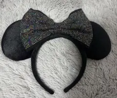 ミニーちゃん カチューシャ 黒