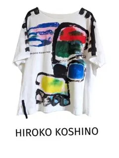 【HIROKO KOSHINO】アートプリントカットソー　40サイズのサムネイル