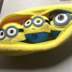 ミニオンぬいぐるみバナナケース付き