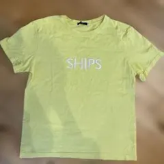 SHIPS 半袖Tシャツ ライトグリーン