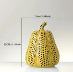 新品 草間彌生 スノードーム パンプキン かぼちゃ カボチャ オブジェ 南瓜 黄 草間彌生 スノードーム（スノーグローブ）[ PUMPKIN