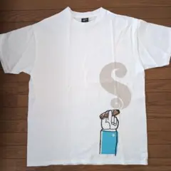 00s stussy Tシャツ 白 L ステューシー 葉巻