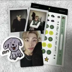 BTS デコキット ステッカー チェキ トレカ RMセット ナムジュン