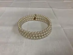 ホワイトパール 3連ネックレス