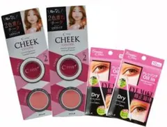 C-TIVE チークカラーズ(恋愛)＆修正綿棒 x各2P！