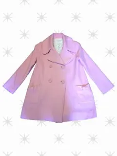 Kate spade　キッズコート　140センチ　人気内側水玉