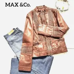 2025年最新】MAX&CO レザージャケット・ライダースの人気アイテム