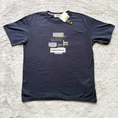CROCODILE クロコダイル ネイビーTシャツ Lサイズ
