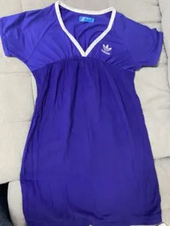 ★adidas オリジナルス★Vネック ミニワンピース