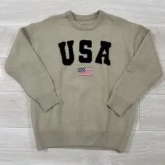 新品 Andreilee ♡ USAロゴセーター　ZARA フリークスストア