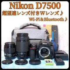 ✨Nikon D7500✨Wレンズ✨ショット数6,645✨超望遠付✨一眼レフ - メルカリ